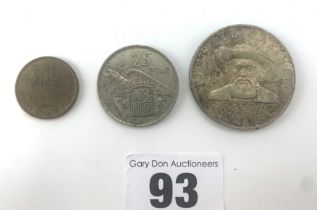 3 foreign coins