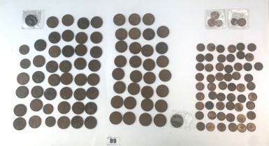 Assorted UK copper coins