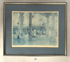 Signed print by W. Russell Flint
