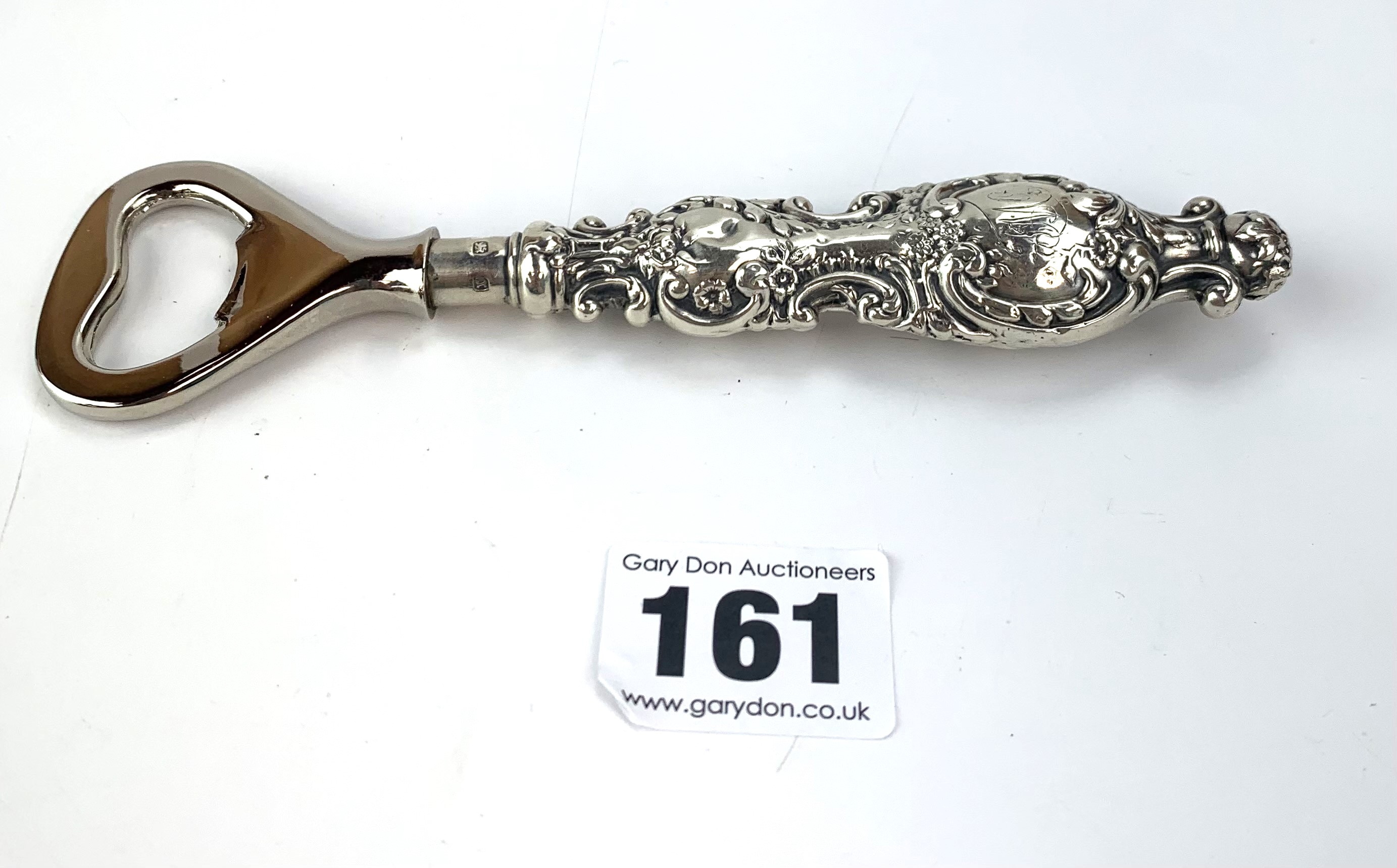Silver handled bottle opener - Image 3 of 4