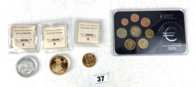 US & Euro coins