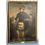 Large oil painting of Scottish nobleman.