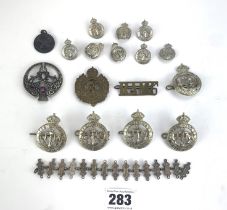 Assorted military badges
