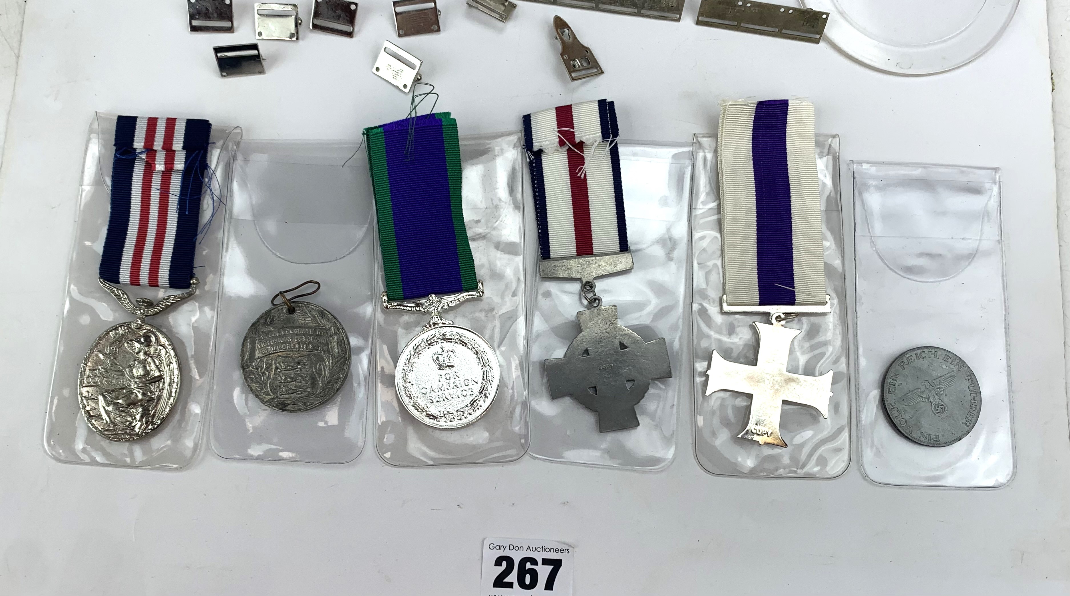 Assorted reproduction medals and bars - Image 2 of 2