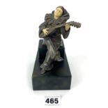 Clown minstrel figure