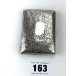 Silver cigarette case