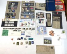 Assorted stamps and first day covers