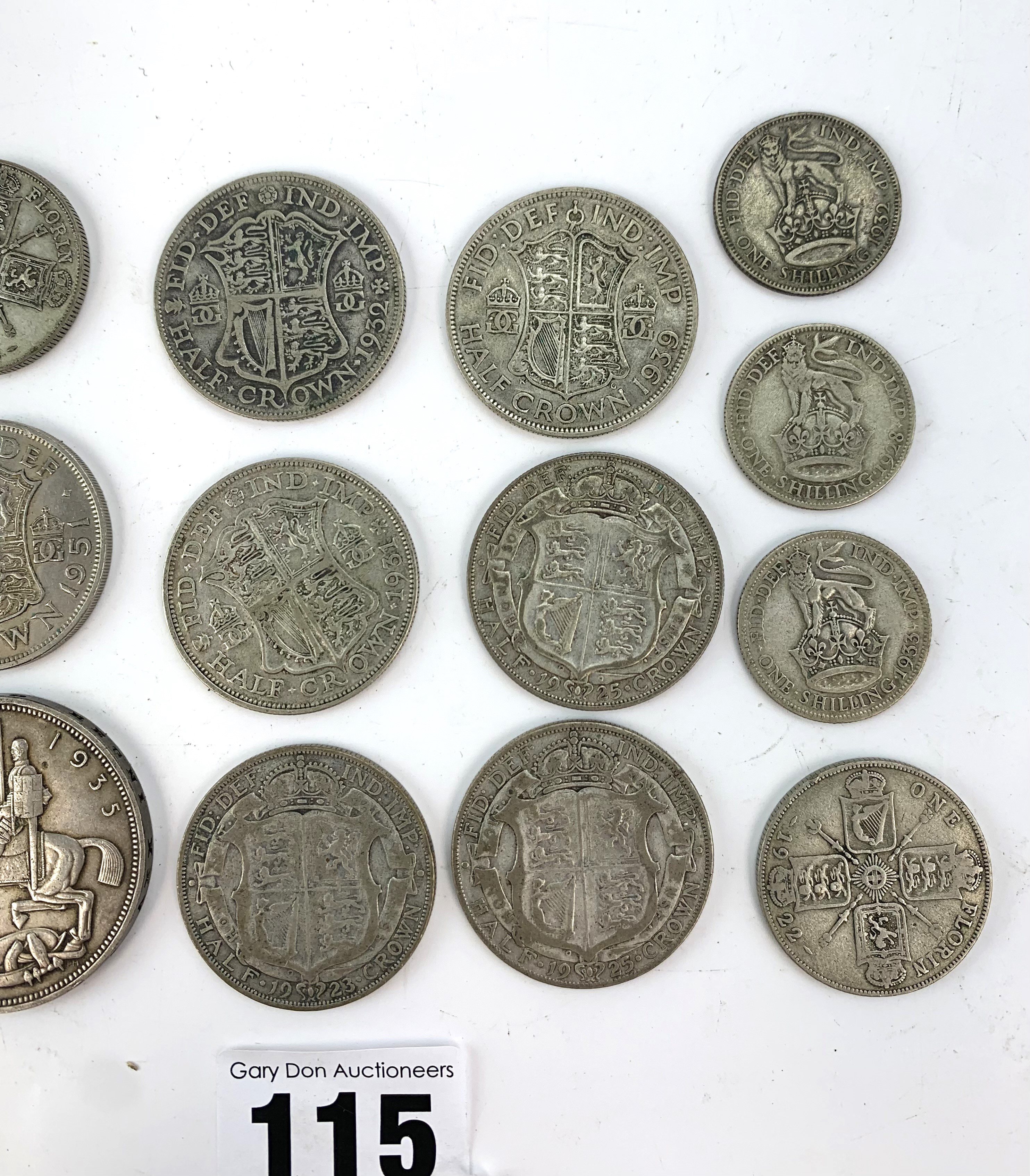 Assorted half silver UK coins - Image 3 of 5