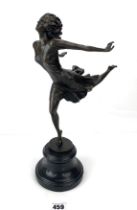 Bronze Art Deco dancer