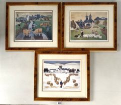 3 prints by Alfred Daniels
