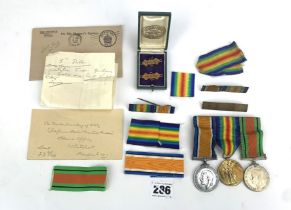 WW1 & WW2 medals and bars