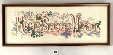 Embroidery 'Home Sweet Home'