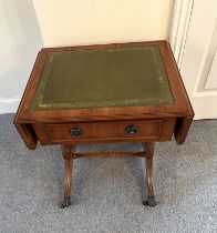 Dropleaf sofa table