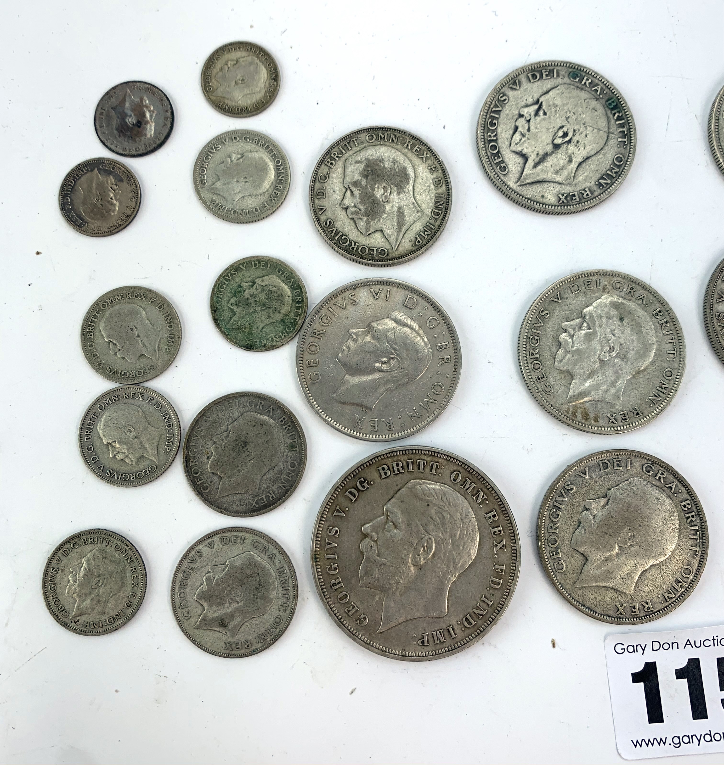 Assorted half silver UK coins - Image 4 of 5