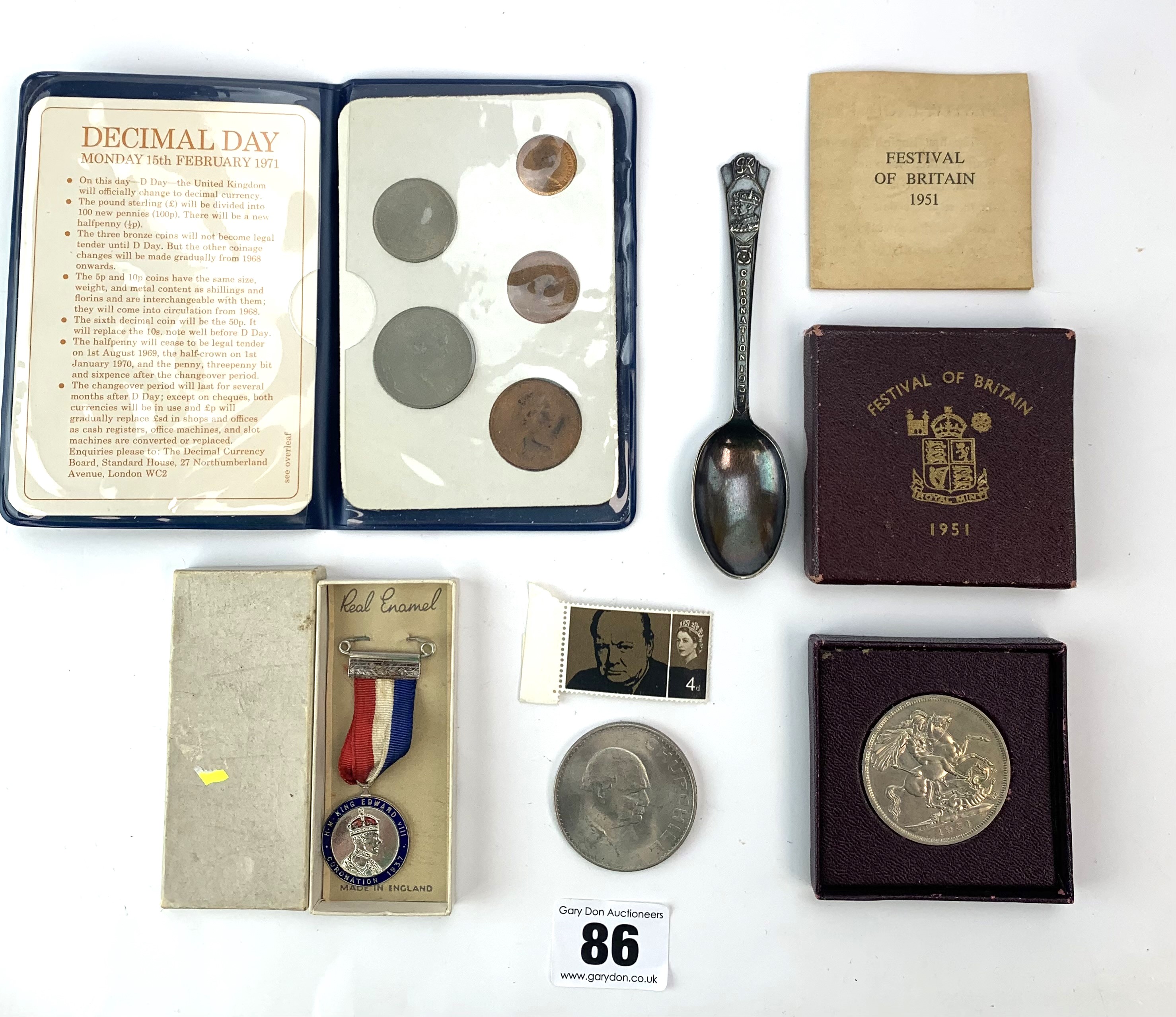 UK commemorative coins & medal