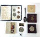 UK commemorative coins & medal