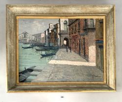 Oil painting of Venice