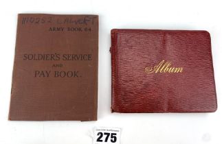 WW1 album & WW2 Soldier's Paybook