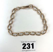 9k gold bracelet