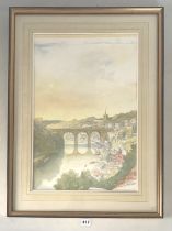 Watercolour of Knaresborough