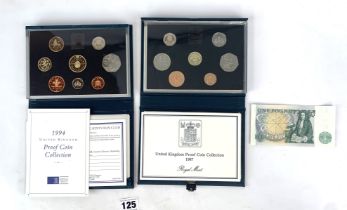 2 UK Proof Coin Sets