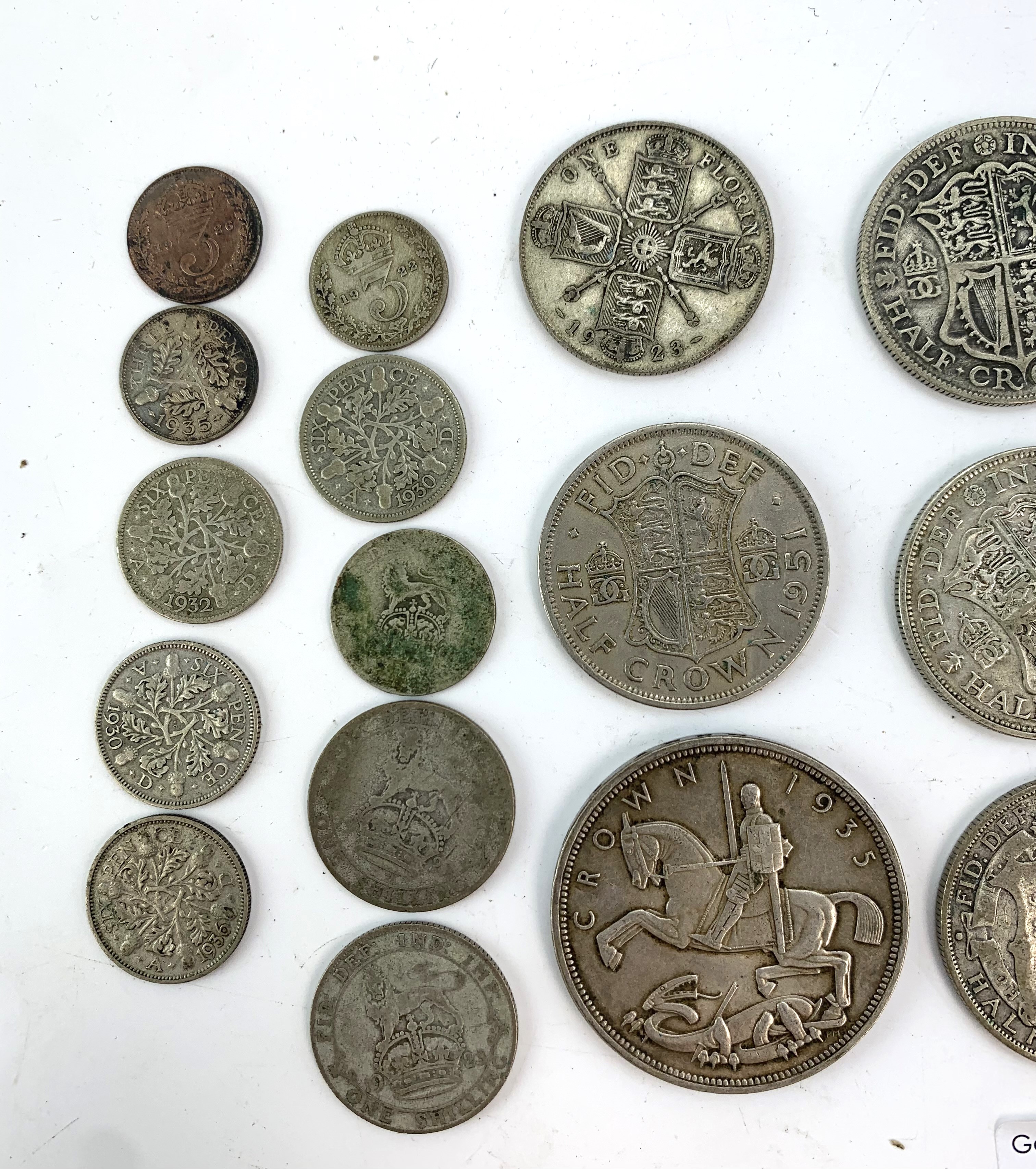 Assorted half silver UK coins - Image 2 of 5