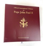 First Day Cover album - Pope John Paul II