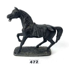 Metal horse figure