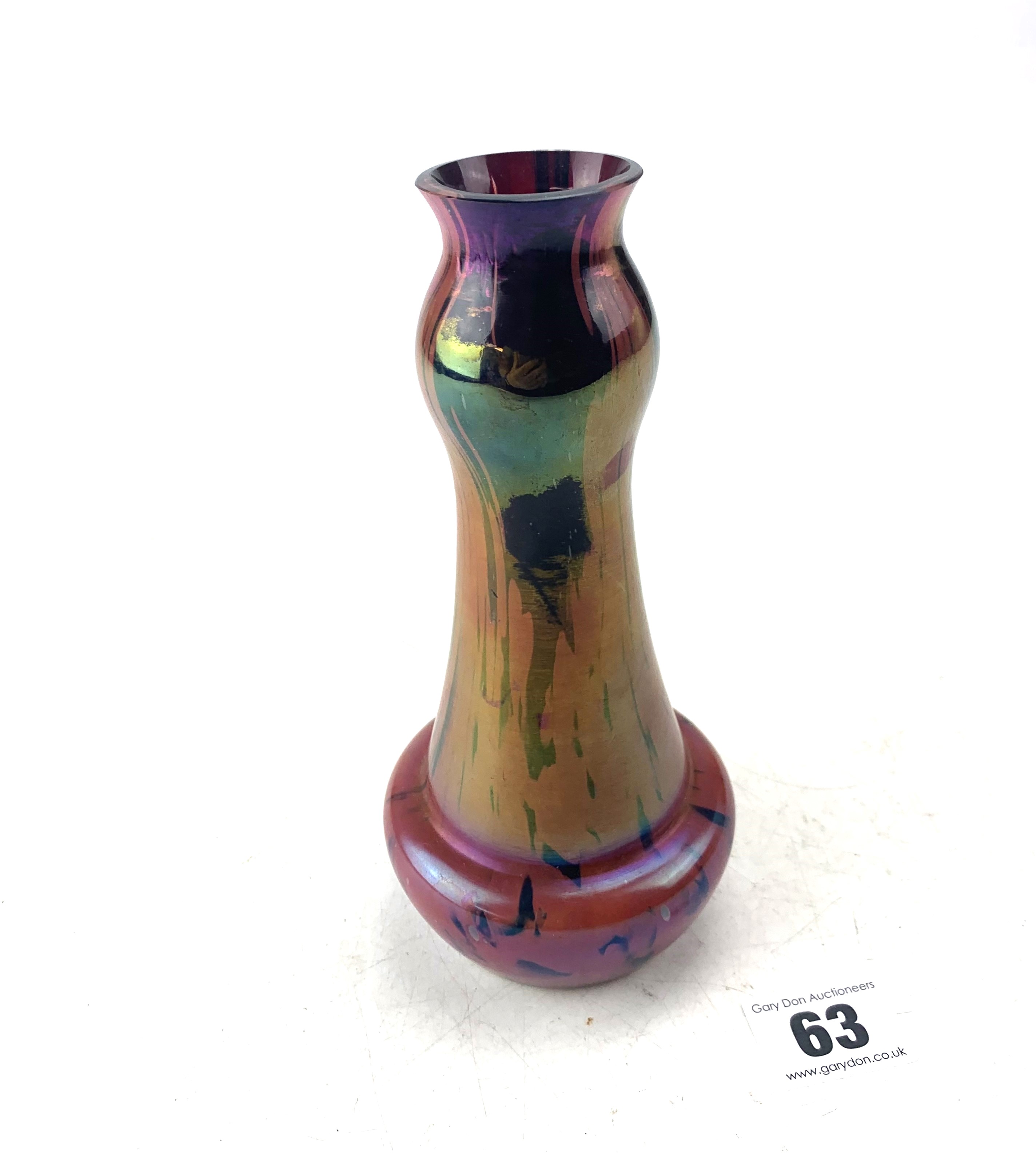 4 art glass vases - Image 6 of 6