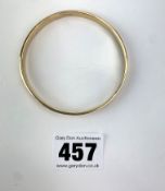 9k gold bangle