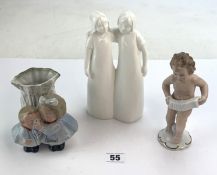 Assorted china figures