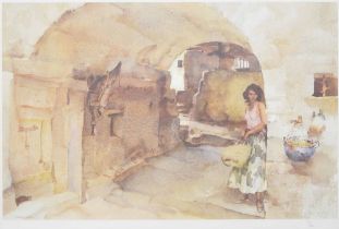 Sir William Russell Flint RA (1880-1969) - 'Antoinette's Alley' limited edition print 111/500,