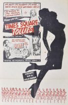 Times Square Follies - USA release movie poster, 1950s; 68cm x 104cm, GC - * slight darkening at