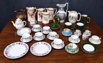 Adams 'Old Colonial' part tea set comprising teapot, six cups and saucers, four side plates, two