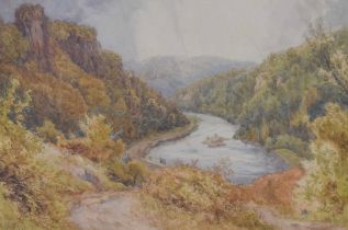 David Law RI., RPE., (1831-1901) - "Symmonds Yat", signed also inscribed with the title together