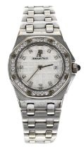 Audemars Piguet Royal Oak Offshore Lady's 18ct white gold and diamond set wristwatch, reference