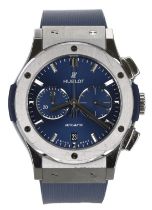 Hublot Classic Fusion chronograph automatic stainless steel gentleman's wristwatch, serial no.