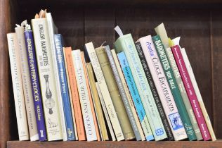 Quantity of various standard horological hardback and paperback reference books; also a small number