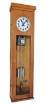 Rare Leningrad Electric Clockworks master clock,  complete with 2/3rds seconds pendulum, the 7"