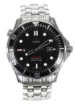 Omega Seamaster Professional Diver 300m/1000ft stainless steel gentleman's wristwatch, reference no.