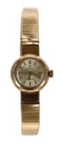 Omega Ladymatic 9ct automatic lady's wristwatch, case no. 912 161370, serial no. 18641xxx, circa