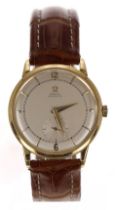 Omega 18ct 'bumper' automatic gentleman's wristwatch, reference no. 2617, case no. 10926xxx,