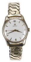 Omega 9ct gentleman's wristwatch, case no. 13339 988007, serial no. 17084xxx, circa 1960, circular