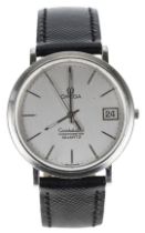 Omega Constellation Chronometer Quartz stainless steel gentleman's wristwatch, silvered dial with