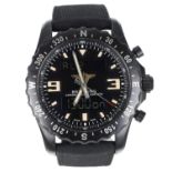 Breitling Chronospace Military Special Edition DLC-coated stainless steel gentleman's wristwatch,