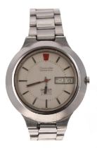 Omega Electronic f300Hz Seamaster Chronometer 'Cone' stainless steel gentleman's wristwatch,