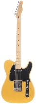 2018 Fender Player Telecaster electric guitar, made in Mexico; Body: butterscotch blonde finish;