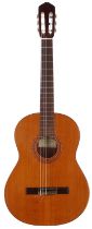 P. Caballero C-3 classical guitar; Back and sides: mahogany, minor marks; Top: natural spruce, a few