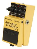 Boss AC-3 Acoustic Simulator guitar pedal *Please note: Gardiner Houlgate do not guarantee the