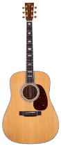 2015 C.F Martin D-45 acoustic guitar; Back and sides: Indian rosewood; Top: sitka spruce, a few